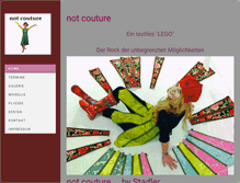 Tablet Screenshot of not-couture.de